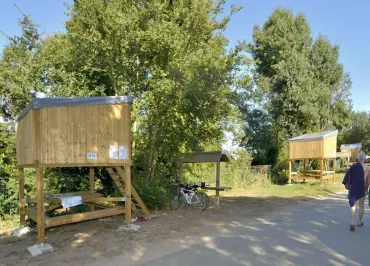 CAMPÉTOILES SUR PILOTIS DU FLOWER CAMPING ILE D'OFFARD