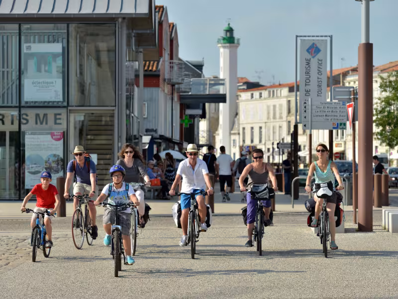 Découverte de la Rochelle à vélo en famille