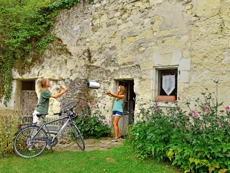 Chambre d'hôte troglodyte à Cunault