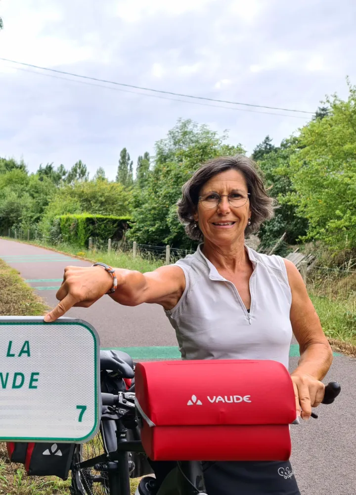 Françoise sur La Vélo Francette