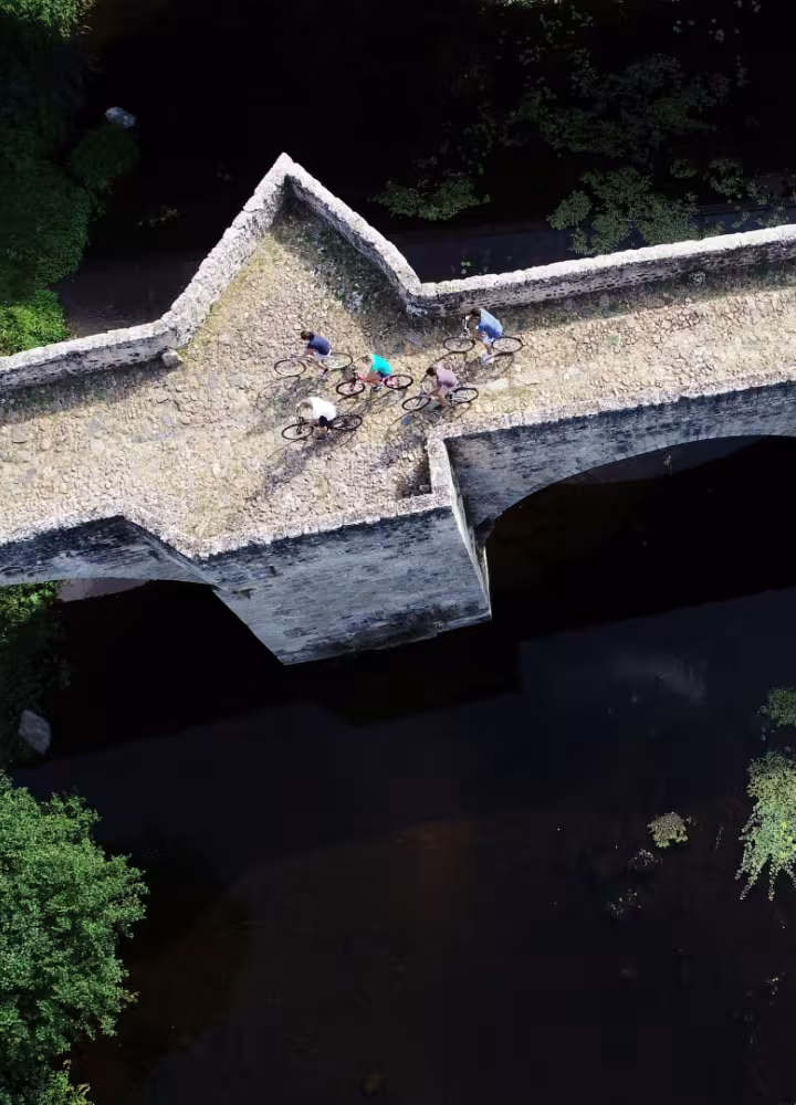 Romanesque bridge over the Thouet at Saint-Généroux