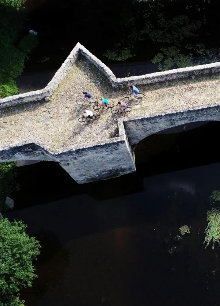 Romanesque bridge over the Thouet at Saint-Généroux