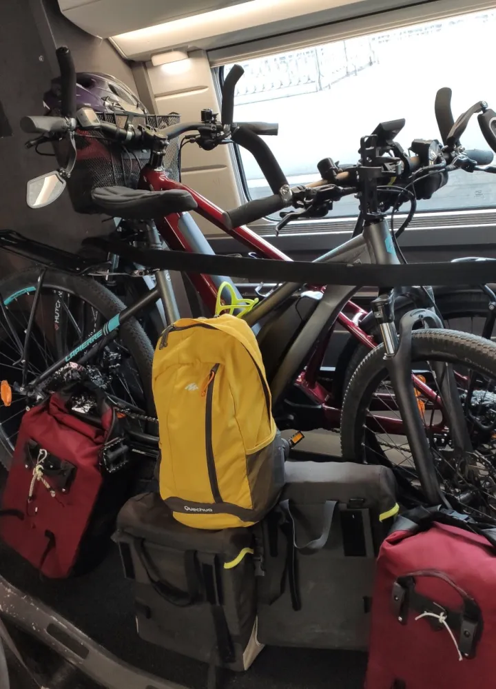 Train et vélo - La Vélo Francette