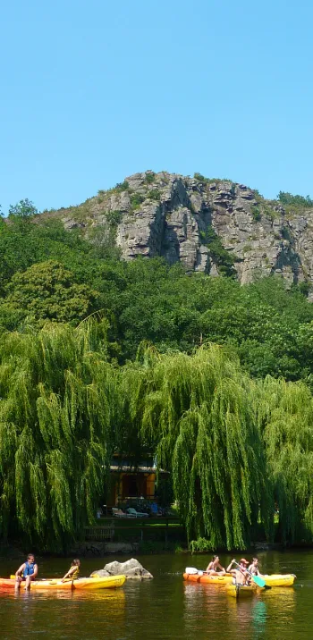 Canoe Kayak sur l'Orne, près de Clécy