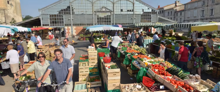 Marché de Niort - La Vélo Francette