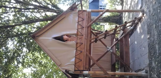 Tente Bivouac dédiée à l'itinérance en vélo - Le Camping Du Parc De Vaux ***