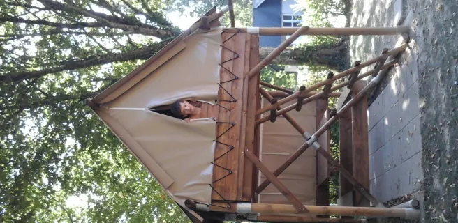 Tente Bivouac dédiée à l'itinérance en vélo - Le Camping Du Parc De Vaux ***