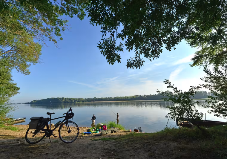 Pause pêche sur la Loire à Gennes