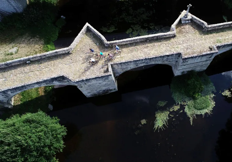 Romanesque bridge over the Thouet at Saint-Généroux