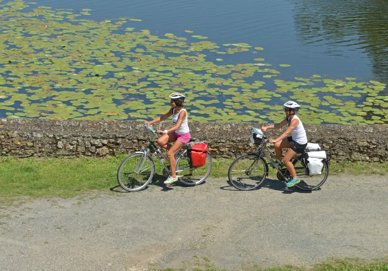 Vélo le long du Thouet vers Montreuil-Bellay