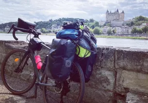 Vélo Francette en bord de Loire