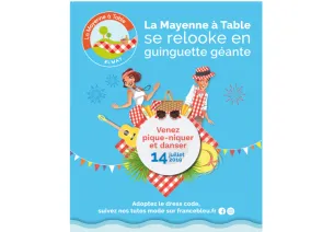 Affiche La Mayenne à Table 2019
