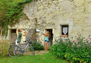 Maisons troglodytes à Cunault