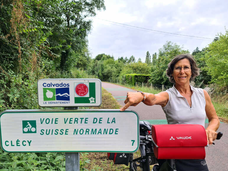 Françoise sur La Vélo Francette