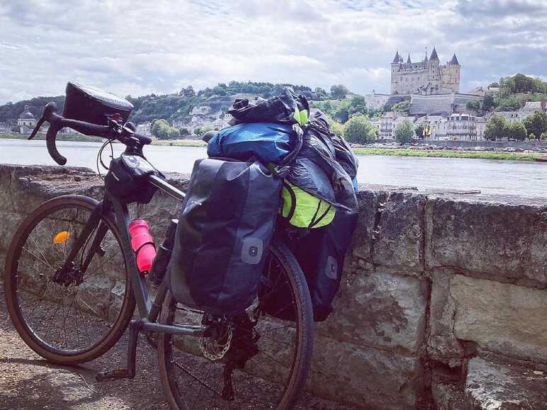 Vélo Francette en bord de Loire