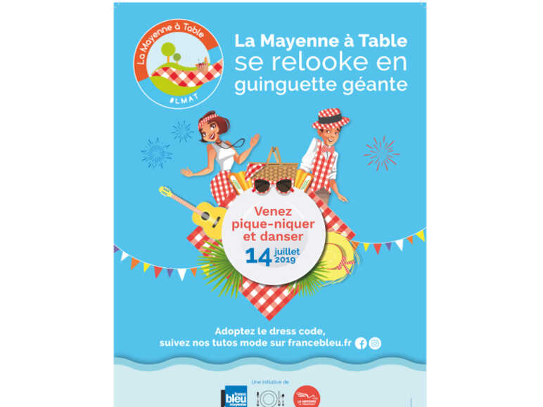 Affiche La Mayenne à Table 2019